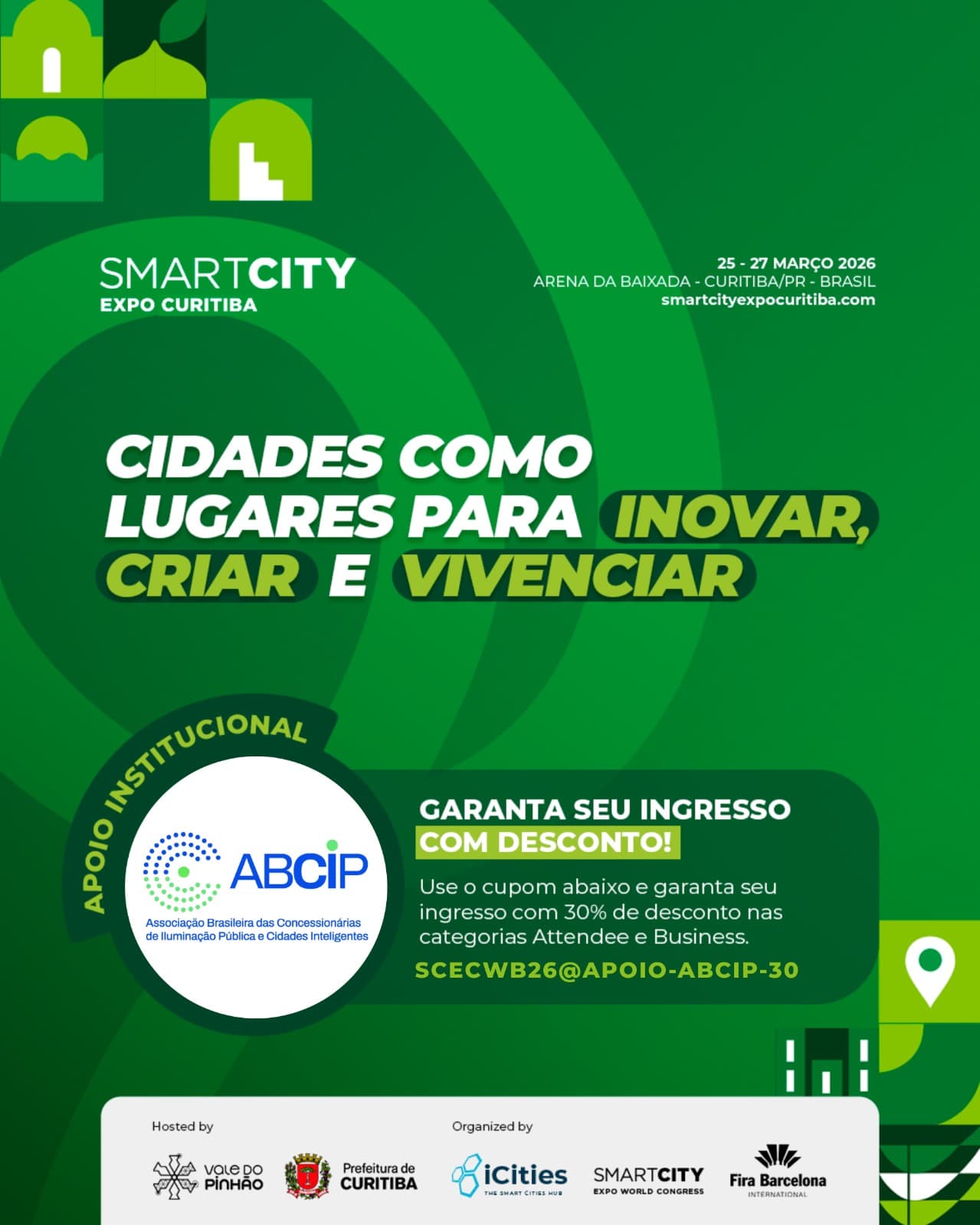 ABCIP no Smart City Expo Curitiba 2026
